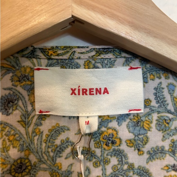 NWT XiRENA Gabrielle Cotton Bella Flora Back Cut-Out Midi Dress, Size M - Picture 5 of 9